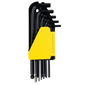 Stanley Set 12 Piezas Llave Allen Pulgadas Pta. Redonda