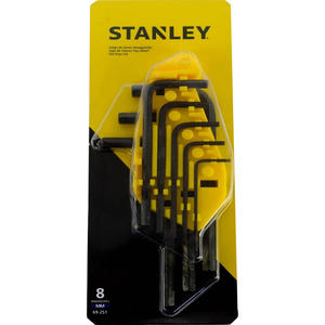 Stanley Set   8 Piezas Llave Allen Milimetrica Pta Hexag.