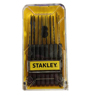 Stanley Set 16 Hojas Sierra Caladora + Estuche