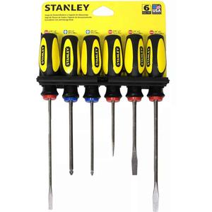 Stanley Set   6 Destornilladores Manuales 60-060s