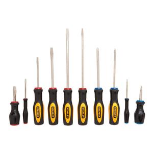 Stanley Set  10 Destornilladores Manuales 60-100s