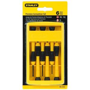 Stanley Set Destornilladores De Precision 6 Unid.