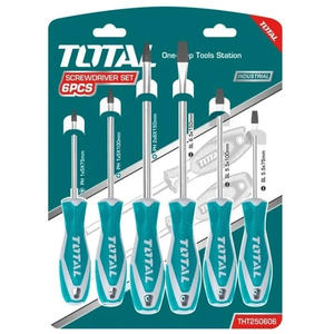 Total Set   6 Destornilladores Manuales