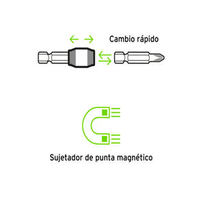 Truper Adaptador Magnetico 75 Mm