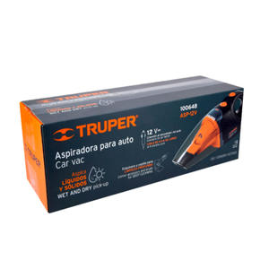 Truper Aspiradora Para Auto 12v ( Asp-12v)