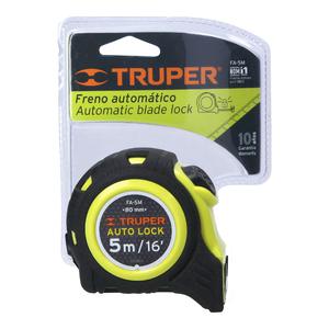 Truper Cinta Metrica  5 M X 19 Mm Anti-golpe Amarilla