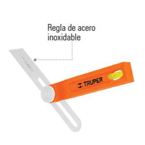 Truper Falsa Escuadra Cabo Plastico Con Nivel 8" 203mm (14382)