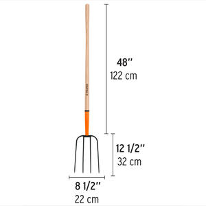 Truper Horquilla P/ Paja 4 Dientes Con Cabo Bpj-4