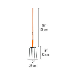 Truper Horquilla P/ Paja 5 Dientes Con Cabo Bpj-5