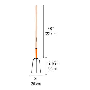 Truper Horquilla Para Paja 3 Dientes Con Cabo Bpj-3