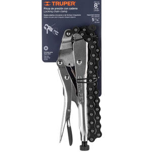 Truper Pinza Presion A Cadena 8" 200 Mm