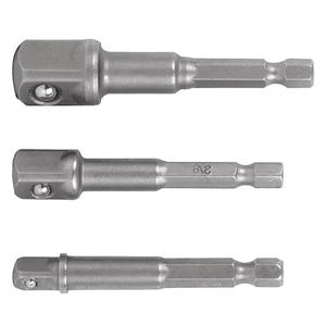 Truper Set  3 Adaptadores Cuadrante 1/4", 3/8" Y 1/2"