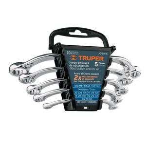 Truper Set 5 Llaves En C Milimetricas