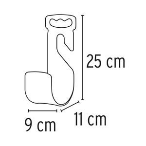 Truper Soporte Gancho Porta Manguera De 1/2 Hasta 25m