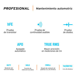 Truper Tester Digital Automotriz