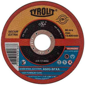 Tyrolit Disco De Corte Secut Corte 9" 230 X 1,9 Mm