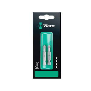 Wera Set  2 Puntas Ator. Ph2 X 50 Mm