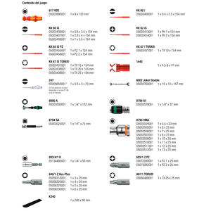 Wera Set 35 Piezas Mantenimiento Crique - Llave Combinada - Tubos - Varillas Aisladas - Puntas