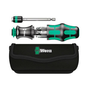 Wera Set  7 Piezas Mango Porta Puntas + 6 Puntas De 25mm Kk 25