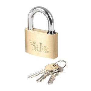 Yale Candado Bronce Macizo 30mm - 3 Llaves