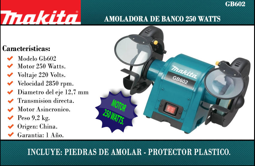 Amoladora De Banco 250 W