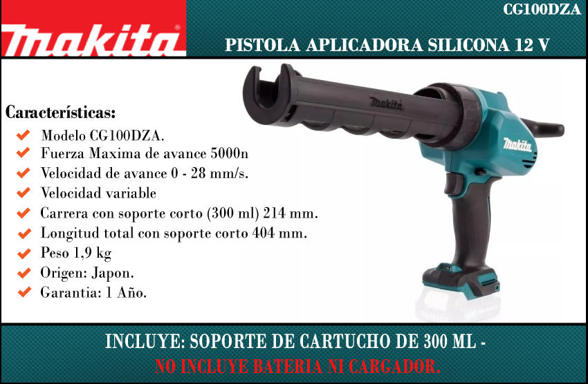 PISTOLA DE SILICONA A BATERÍA